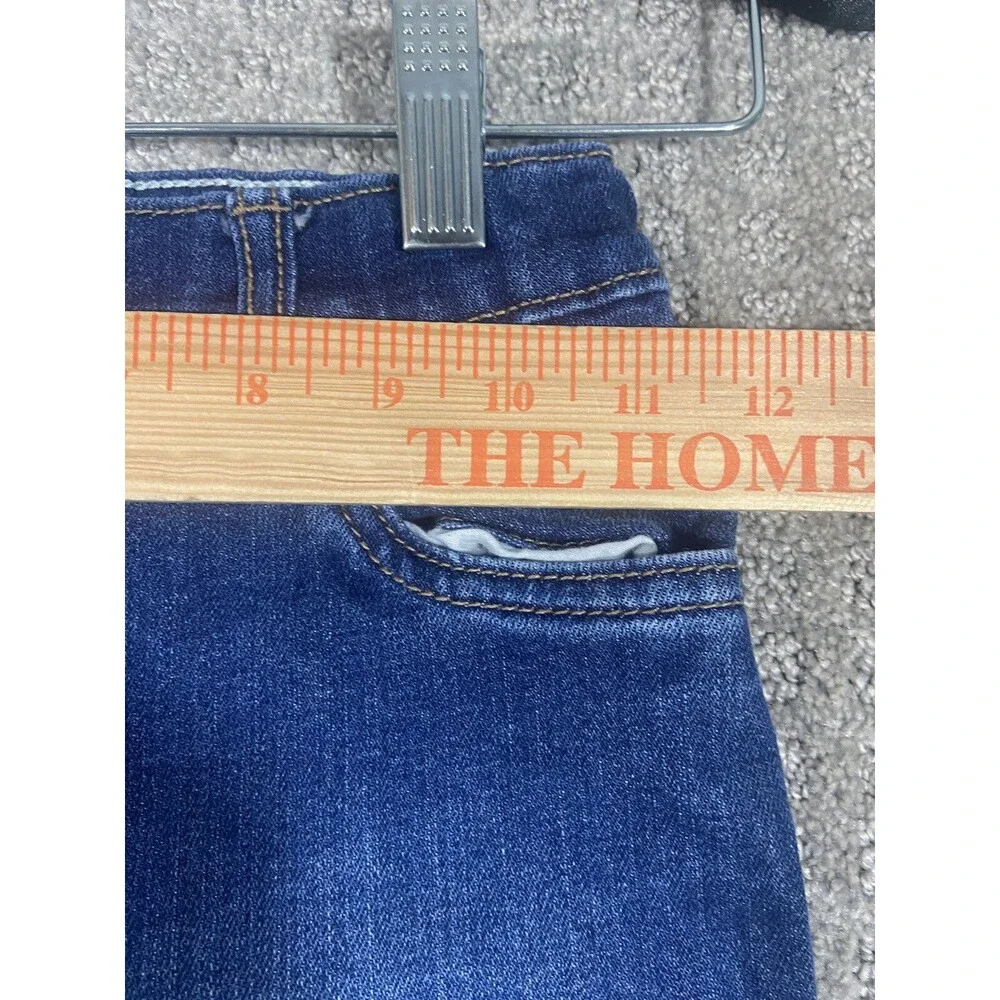 Carters Kid Jeans 7 Girls Blue 5 Pocket Skinny Denim Jeans  Adjustable Waist